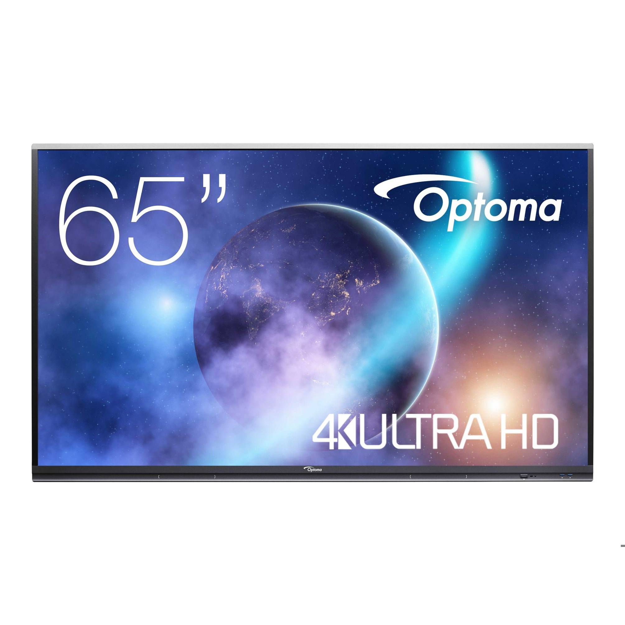 Optoma - 5652RK+ - Interaktiver 65" 4K LED Flachbildschirm mit Touchscreen und 4x HDMI®, Schwarz