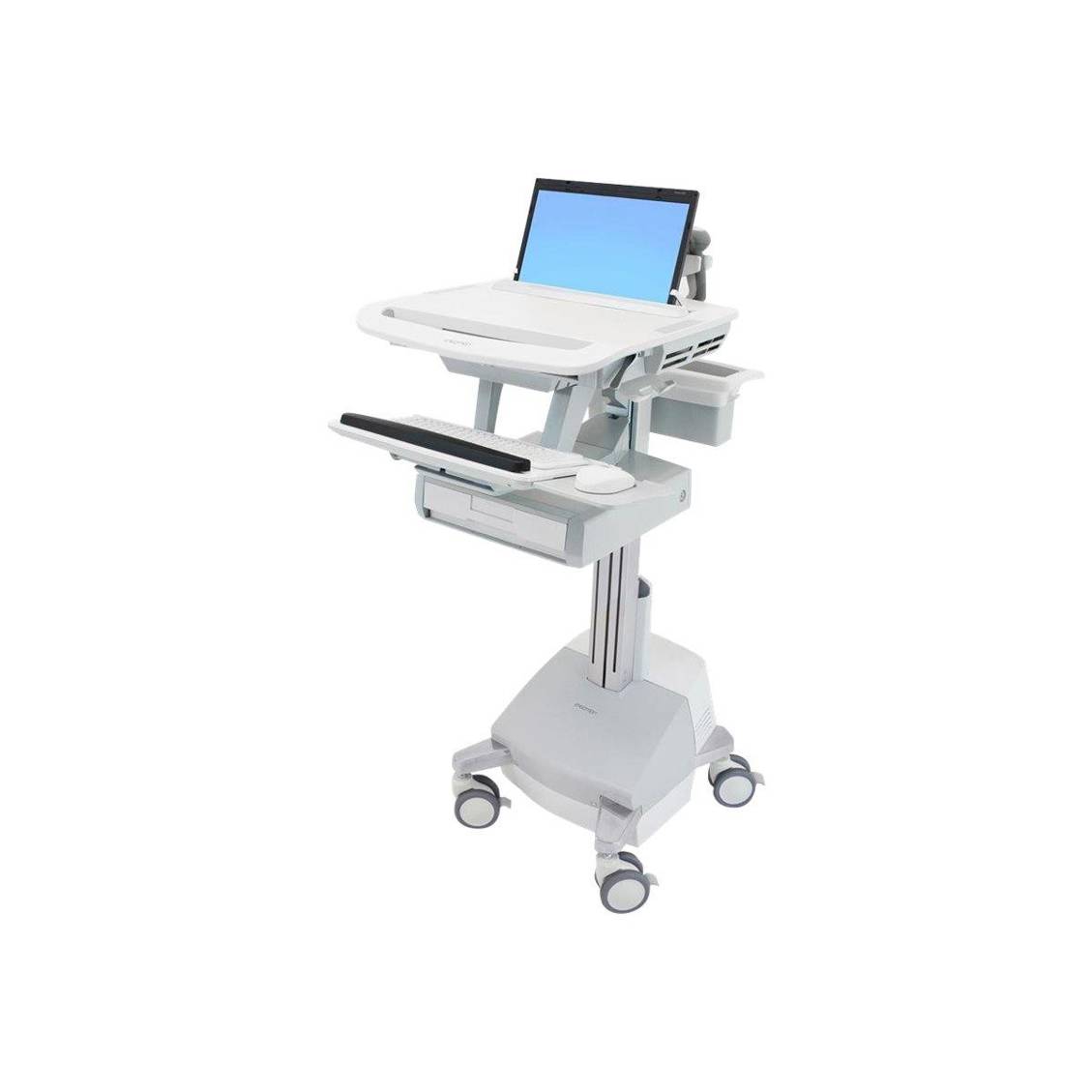 Ergotron - Schublade (1x1), Mehrfarbig, 81.1kg - Wagen mit Konstante Krafttechnologie für Notebook/Tastatur/Maus