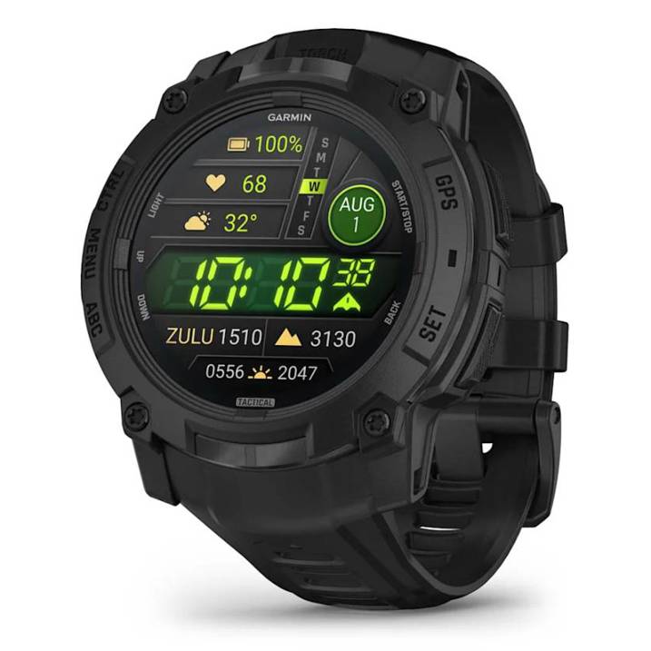 Garmin - 010-03020-50 - Instinct 3 AMOLED Tactical Edition Smartwatch Schwarz
