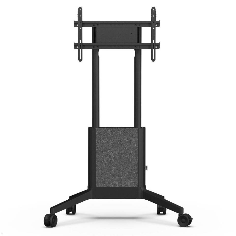 SMS - Smart Media Solutions - 16-007-1S, EVER350 AIR Mobiler TV Ständer, Filz Cover Schwarz, 86 Zoll