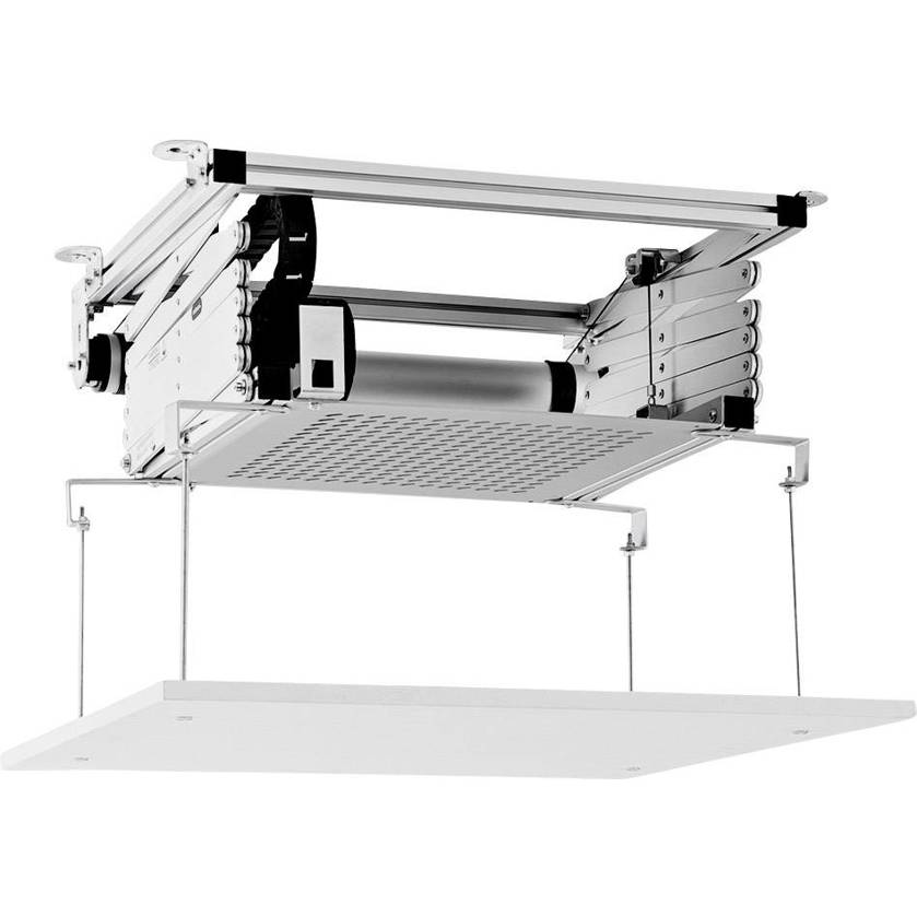 Celexon - PL2000 - Silber Motorisierter Höhenverstellbarer Beamer-Deckenlift