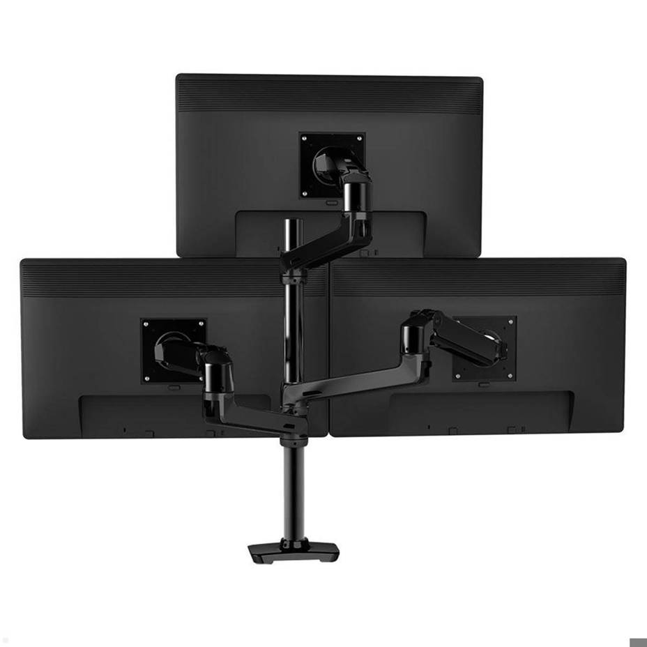 Ergotron - 45-509-2243, LX Triple Monitor Halterung, 40" (schwarz)