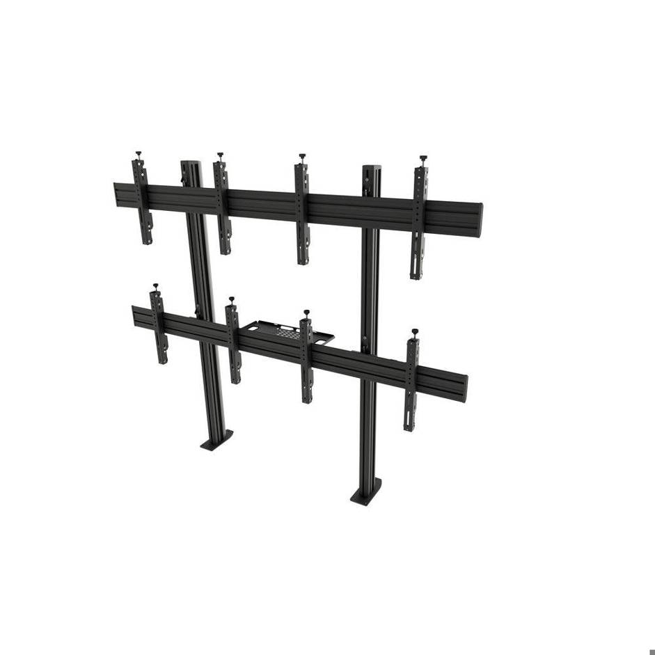 Edbak - 2x2 - TV-Standfuß für 49-57" Bildschirme, VESA-kompatibel