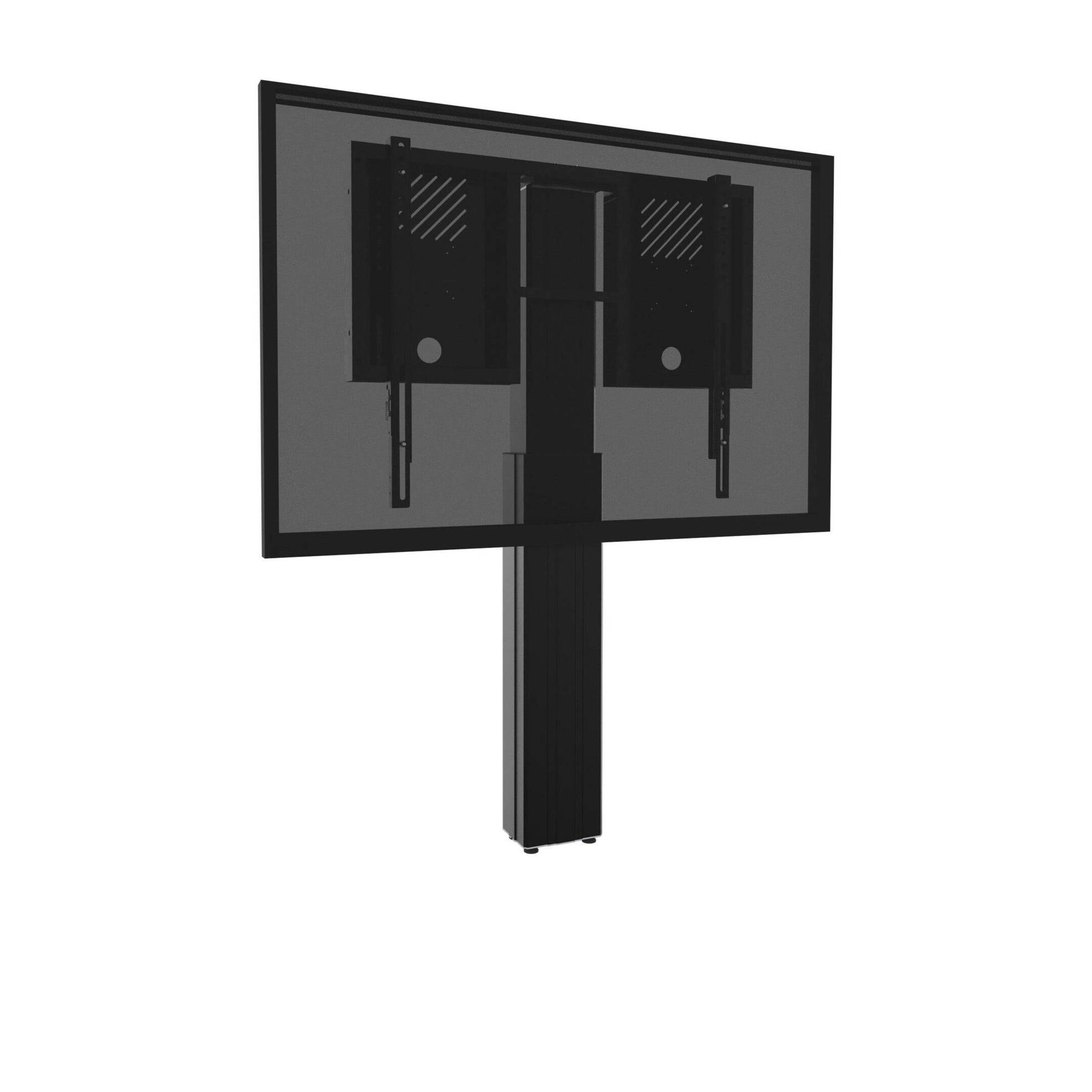 Celexon - Adjust-4275WB - Elektrisch Höhenverstellbarer Display-Ständer mit Wandbefestigung (50cm), Max. Tragkraft: 136kg, Maße: (B x H x T) 89 x 138 x 16.6 cm